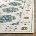 thumbnail image 3 of SAFAVIEH Blossom Chandler Floral Medallions Woo Area Rug, Blue/Ivory, 4' x 6', 3 of 7
