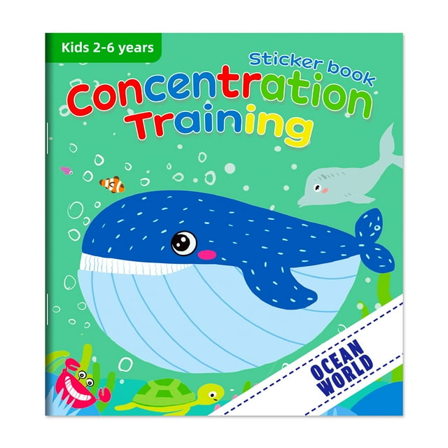 Maoww Focus, Potential Development, Stickers, Children's Enlightenment, Baby Early Education Book