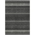 thumbnail image 2 of Addison Rugs Chantille Indoor/Outdoor Transitional Stripes Black Machine Washable Rectangle Rug, 10' x 14', 2 of 8