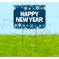 thumbnail image 1 of Happy New Year (18" x 24") Yard Sign, Includes Metal Step Stake, 1 of 6