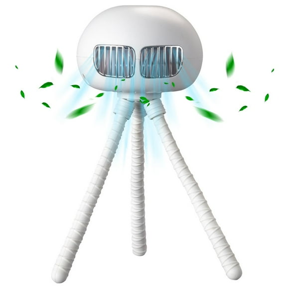 Stroller Fan Portable Fan Mini Fan with Flexible Tripod  Clip on Fan 3 Speeds Rechargeable Battery Operated Fan for Indoor and Outdoor