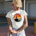 thumbnail image 2 of Retro Adventure May Hurt You But Monotony Will Kill You, White T-Shirt, Small, 2 of 5