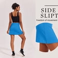 thumbnail image 3 of Ekouaer Skort Golf Skirts for Women Tennis Athletic Skirt Inner Shorts Pocket Floral Running Workout Sports Skorts, 3 of 6