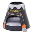 thumbnail image 1 of Touchcat PB69BKLG Maison de Chat Triangulaire Design Lave en Fusion, Noir & Blanc - Taille Unique, 1 of 1