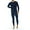 Dark Blue, variant on DAKIMOE Thermal Underwear for Men Long Johns with Fleece Lined, Base Layer Men Cold Weather Top Bottom