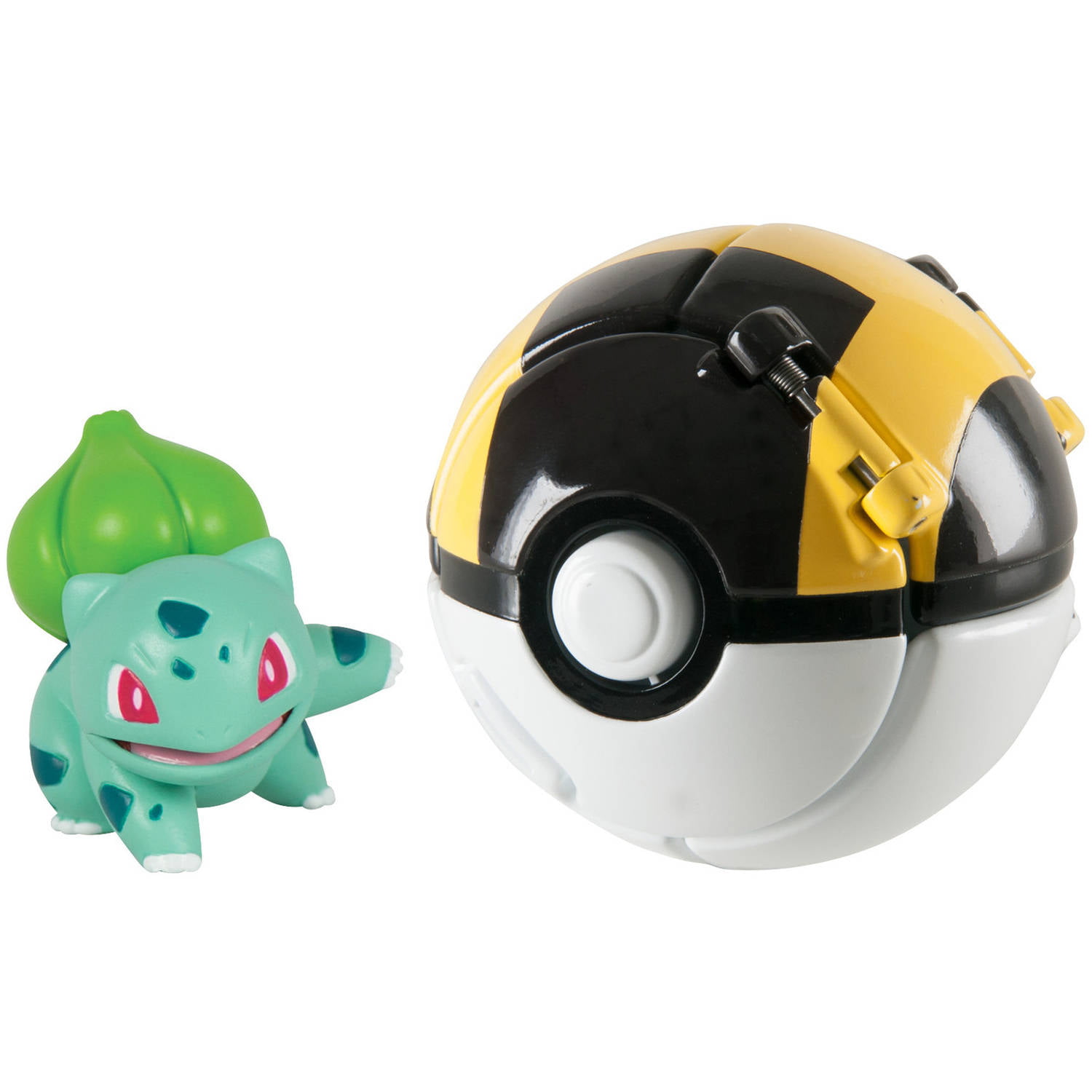 Tomy Pokemon Bulbasaur Throw N Pop Ultra Ball Poke Action Figure Child Gift Toys 
