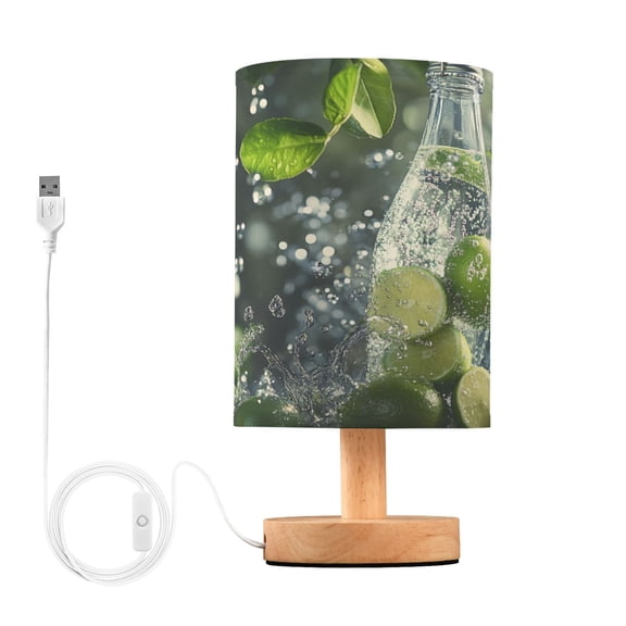 BZSMCE Lamp Modern Ffyy3_a_bottle_of_sparkling_water_is_filled_with_limes_surround_db5d3b7e-589f-4a2a-a434-c10f4597e319 Creative Patter Night Light