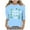 a-Light Blue, variant on Shadoumai St Patrick's Day T Shirt for Girls Casual Short Sleeve Funny Irish Tops School Cozy Kids Back To School Clothes
