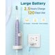 thumbnail image 4 of Cepillo de dientes eléctrico Rtauys S5 Sonic para adultos con 8 cabezales, 4 of 7