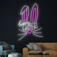 thumbnail image 3 of Handmadetneonsign Happy Easter Neon Sign, Happy Easter Led Sign, Easter Neon Light, Bunny Led Light, 3 of 5