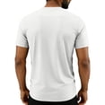 thumbnail image 4 of Afuyipoi Men's Big and Tall Athletic Performance Tee (L-8XL), Short Sleeve Solid Color Round Neck Running Training Top White Size 6Xl, 4 of 8