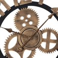 thumbnail image 4 of Reloj de pared, silencioso, , , con pilas, números arábigos, relojes colgantes para decoración para hogar, , Oro Soledad Reloj de pared, 4 of 8