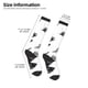 thumbnail image 2 of Fotbe Monochrome Flying Ravens Calcetas Divertidas Estampadas para Hombre y Mujer, Calcetas de Algodón hasta la Rodilla para Caminar, Correr, Enfermería y Embarazo, 2 of 6