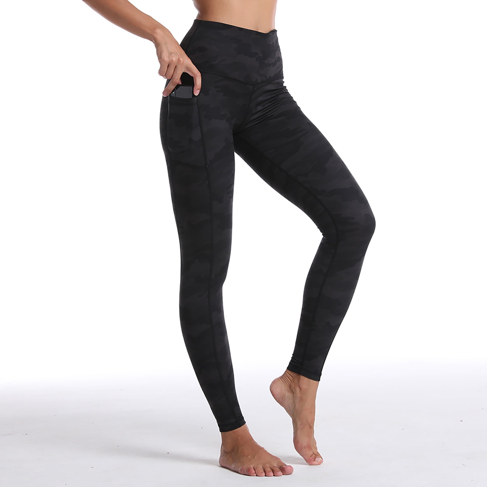 LWZWM Workout Legging 3D Printed Butt Lifting Yoga Pants for Women Teens  Girls Sports Fashion Casual High Waist Pocket Mesh Leggings Yoga Pants  Black L 