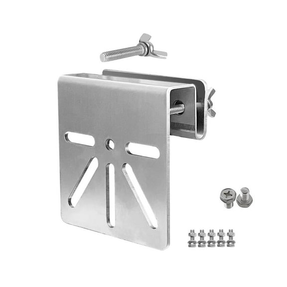 Solars Panel Mount Brackets Stainless Steel Construction Rustproof Fasteners Portable Designs for Tight Space Use