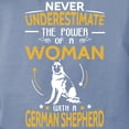 thumbnail image 3 of CafePress - Never Underestimate Woman With A German Sh T Shirt - Womens Comfort Colors® Shirt, 3 of 4
