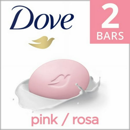 Dove Pink Gentle Moisturizing Cream Beauty Bar Soap - 3.75 oz - 2 ct