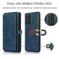 thumbnail image 6 of Dteck for Samsung Galaxy A53 5G Wallet Case with Card Holder, Shockproof PU Leather for Women Men,Detachable Magnetic Flip Cover Wallet Phone Case with Wrist Strap, Navyblue, 6 of 7