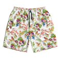 thumbnail image 5 of Goofa Wild Exotic Birds And Flowers Printed Mens Swim Trunks Summer Quick Dry Short Beach Swimwear Bathing Suits-3X-Large, 5 of 9