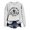 Light Gray, variant on Venzia Women Halloween Crewneck Sweatshirt, Black Long Sleeve Pullover Top, Casual Fall Graphic Sweatshirt
