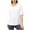 White-02, variant on Mittory Women's Sheer Workout Top Cover Up Short Sleeve See Through Athletic Yoga Split Summer Tee Blouse