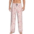 thumbnail image 2 of Kdxio Chrysanthemum Print Men's Sleep Pajama Pant Lounge Pants with Pockets, 2 of 8