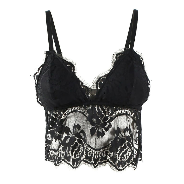 JeashCHAT Sexy Lingerie for Women Alluring Women Lace Cage Bra