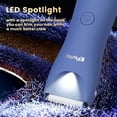 thumbnail image 3 of Recortadora de vello corporal ENSSU ES033 recargable para hombre, color azul, 3 of 9
