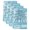 Blue, Cyan, White, variant on Brown Coastal Palm Tree Kitchen Towels Set of 4, Vintage Summer Tropical Botanical Absorbent Dish Towels for Kitchen, Microfiber Hand Towel, Quick Drying Tea Towel for Cleaning Decorative Dishcloths