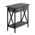 thumbnail image 1 of Mesa auxiliar Tucson Flip Top con estación de carga y estante Convenience Concepts R4-0500, 1 of 2