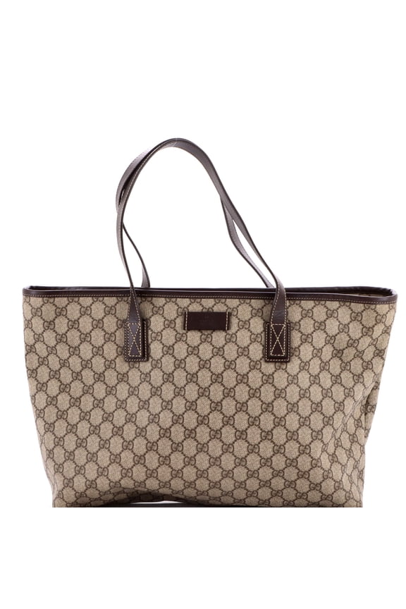 Pre-Owned Plus Tote GG Coated Canvas with Leather Medium By Rebag