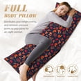 thumbnail image 7 of Naloa Autumnal Forest Body Pillow Cover, Pillowcases with Hidden Zipper Breathable Long Pillow Case (Pillows are not included,20x54 inch), 7 of 7