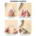 thumbnail image 1 of Hair Dryer Holder Plastic Wall Mounted Punch Free Bedroom Makeup Room Organization Blower Storage Rack Household Hotel Multi-purpose Organizing Bracket Dark Green, 1 of 9