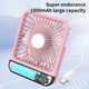 thumbnail image 5 of Ventilador portátil recargable USB - Ventilador de sobremesa silencioso con un flujo de aire fuerte, diseño plegable, blanco/amarillo, 6,29", 5 of 8