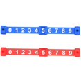 thumbnail image 1 of 2Pcs Table Football Counter, Plastic Billiard Score Board Table Game Score Goal Counter Football Score Counters Marker Red, 1 of 5