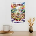 thumbnail image 3 of Mid-Century Vintage City Travel Poster of Barranquilla with Architectural Landmarks And Charm Print Poster, 3 of 8
