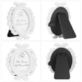 thumbnail image 3 of Hot Photo Frame Round Frame Picture Frame Holder Wedding Home Decor White, 3 of 8