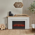 thumbnail image 2 of Real Flame Malie 68" Landscape Electric Fireplace in Venetian Gray, 2 of 9