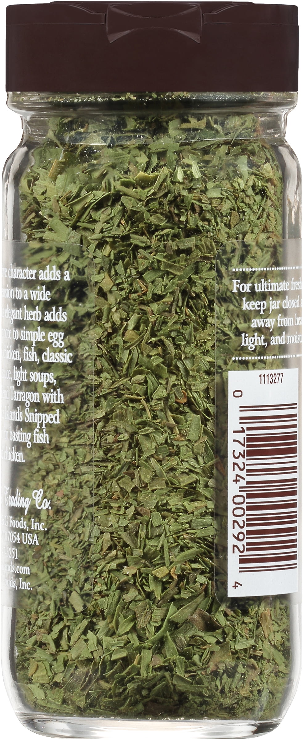 (3 pack) Spice Islands Tarragon, Kosher, 0.5 oz