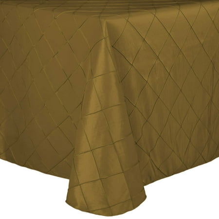 

Ultimate Textile (10 Pack) Embroidered Pintuck Taffeta 108 x 132-Inch Rectangle Tablecloth with Rounded Corners Acid Green