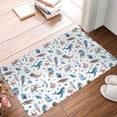thumbnail image 4 of Sikiie Undersea Animals Print Flannel Anti-slip Floor Mat 16x24in, Thickened Dustproof Entrance Door Mat Floor Mat for Kitchen, Bathroom, Laundry Room, 4 of 7