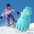 thumbnail image 3 of Fridja Winter Gloves for Kids Boys Girls Snow Windproof Mittens Outdoor Sports Skiing 6-12 Years Old, 3 of 5