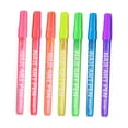 thumbnail image 1 of Marcador permanente con purpurina para escribir, ideal para papelería de estudiantes y álbumes de recortes. 7 piezas fluorescentes, 1 of 9
