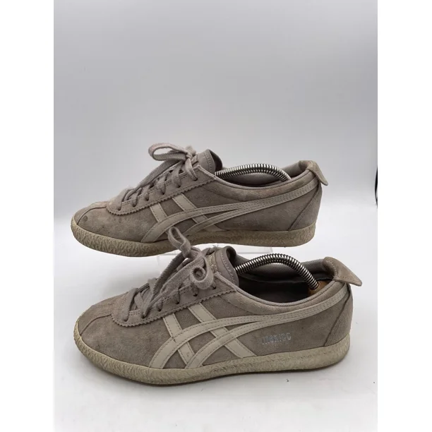 Onitsuka & Tiger Tokyo Athletic Sneakers Men's Sz 6.5 Beige Leather Low-Top D6E7