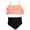 Orange, variant on Girls Swimsuit 2 Piece Bikini Sets Beach Girls Ruffle Bathing Suit Cute Girls Bikini Size 9-10 Years