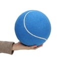 thumbnail image 3 of Inflatable Tennis Ball, Tennis Ball Wear Resistant Portable Inflatable  for Signature for Playing for Exhibition Blue, 3 of 7