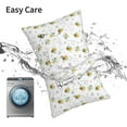 thumbnail image 6 of Yiaed Bee Print Brushed Microfiber Envelope Pillowcases, Standard,Envelope Closure Pillow Cases(No pillow core)-16"x24", 6 of 6