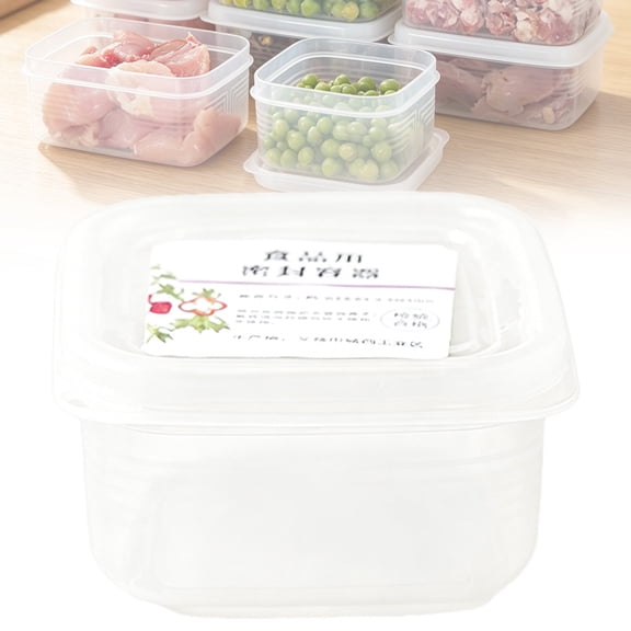 Plastic Square Containers with Lids, Stackable Storage Containers, Reusable Plastic Food Storage Containers for Takeout,1pcs