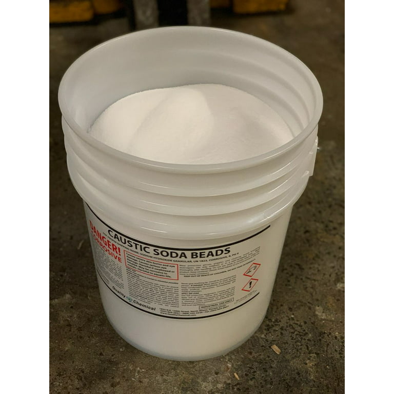 Sodium Hydroxide 100% Pure Caustic Soda, Lye 1LB (Single)