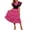 Hot Pink, variant on Women‘s Spanish Festival Adult Dance Dress Flowy Off Shoulder Ruffled Performance For Stage Show Women's Casual Outfits for Travel and Outings Black XL